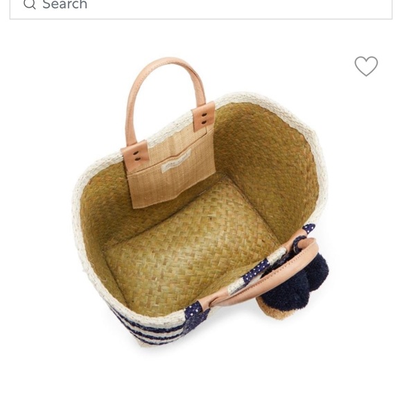 Collins Striped Straw Tote - Picture 3 of 4